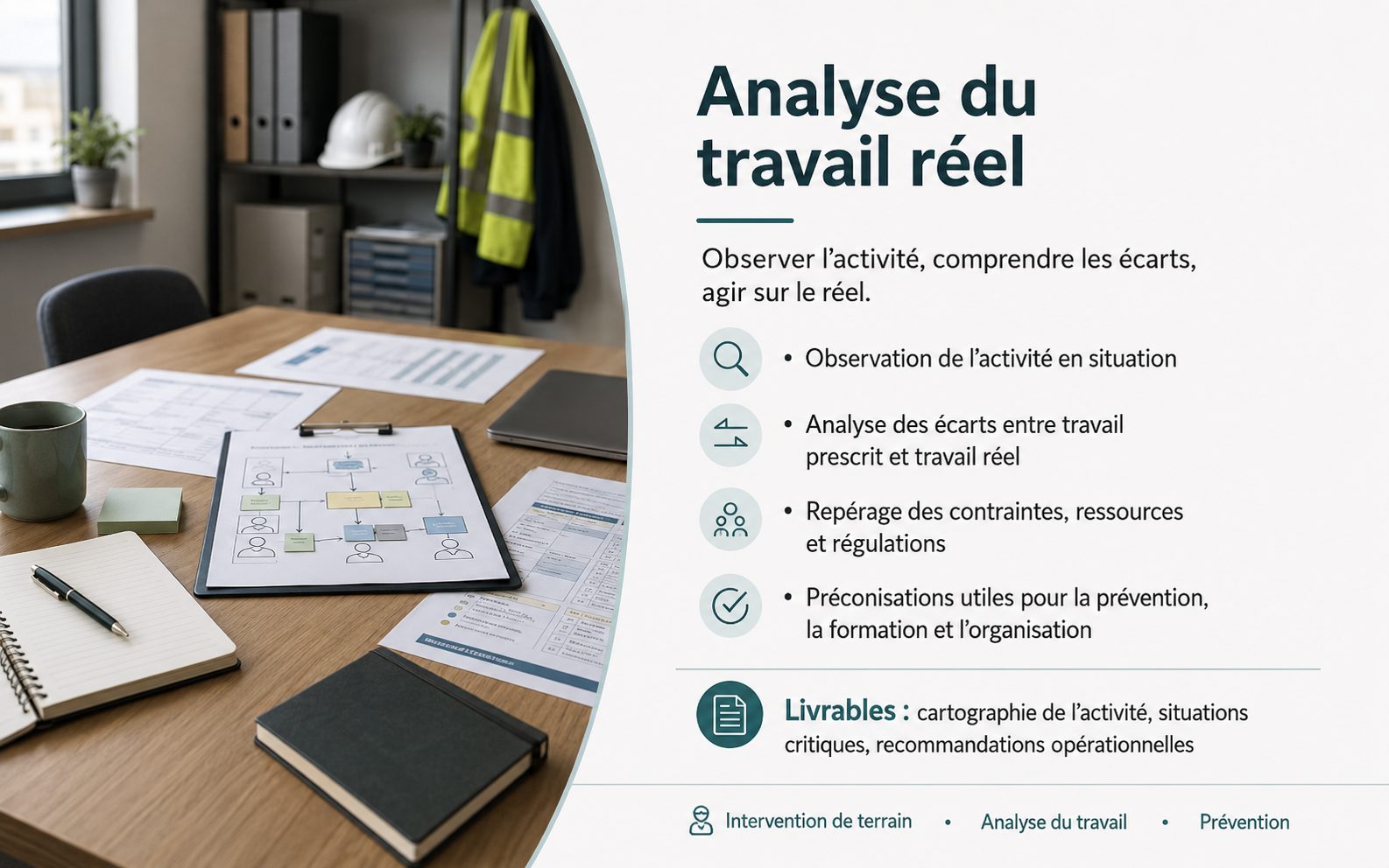 Prévention de la désinsertion professionnelle par l’analyse du travail réel et le maintien en emploi